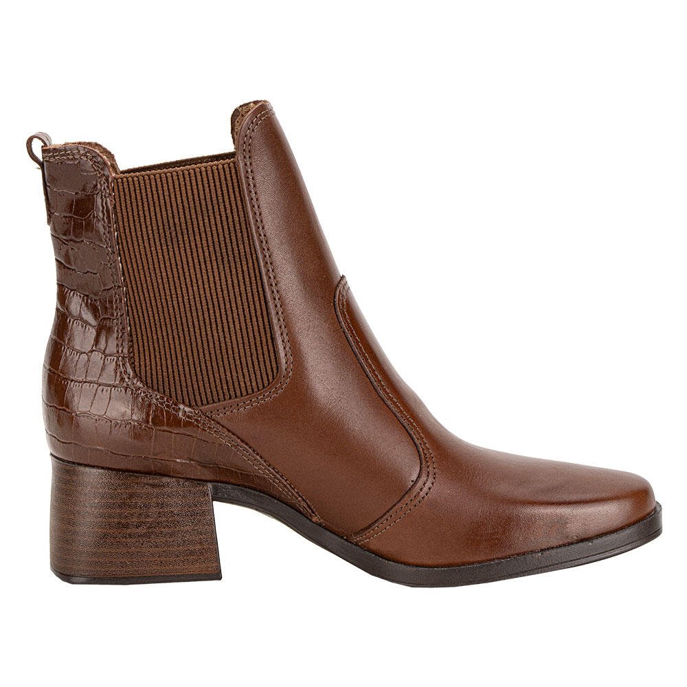 BOTA FEMININA CANO BAIXO PEGADA 282351 Chocolate 5