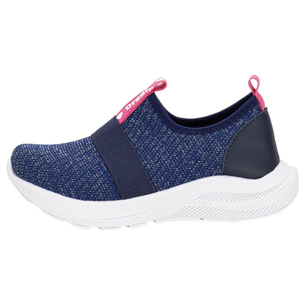 TÊNIS INFANTIL SLIP ON KIDS TOP 362TN Marinho/Rosa 2