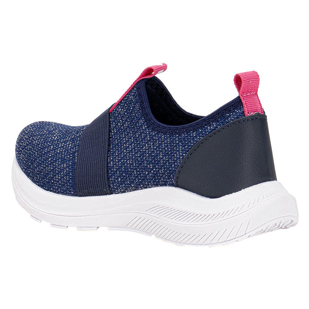 TÊNIS INFANTIL SLIP ON KIDS TOP 362TN Marinho/Rosa 3