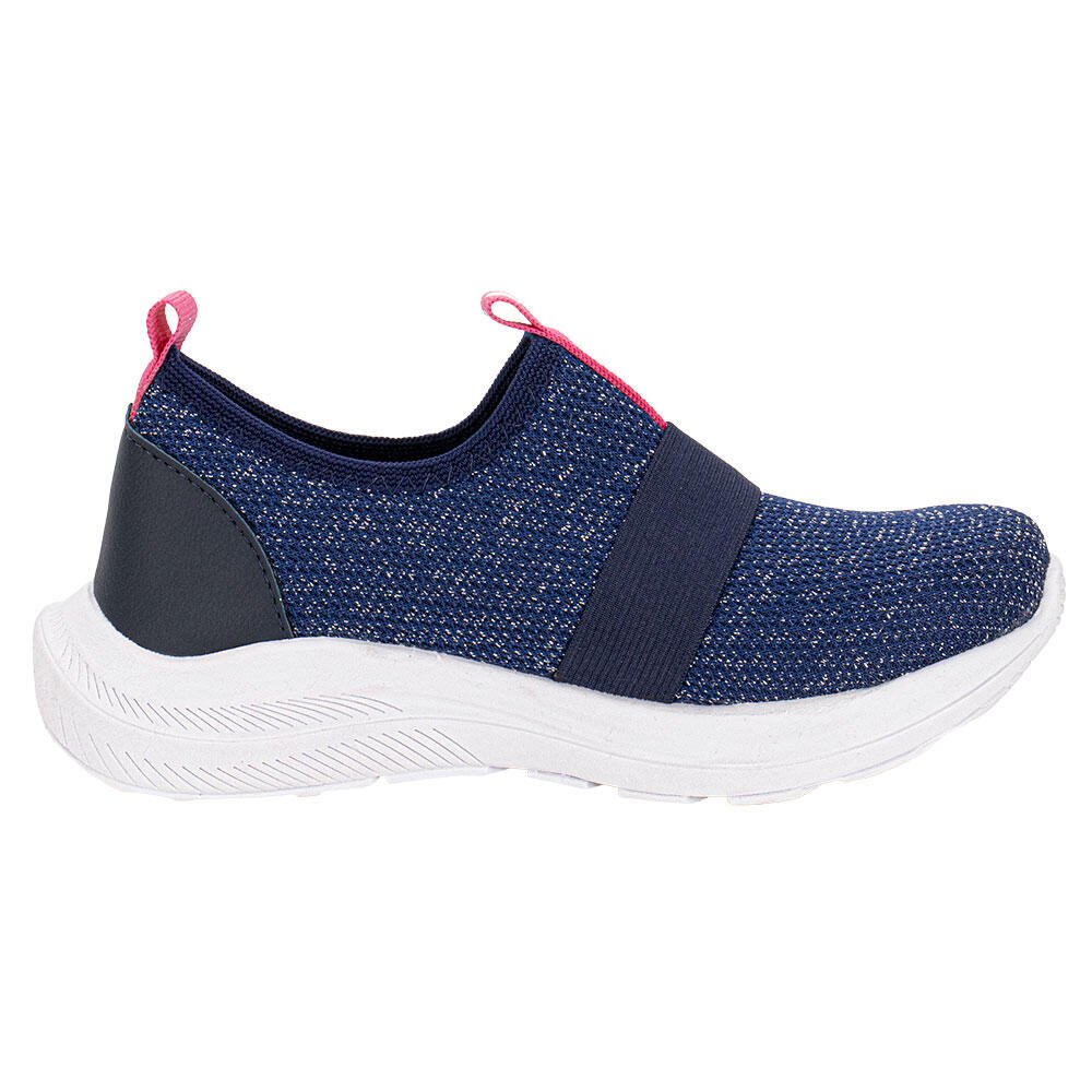 TÊNIS INFANTIL SLIP ON KIDS TOP 362TN Marinho/Rosa 5