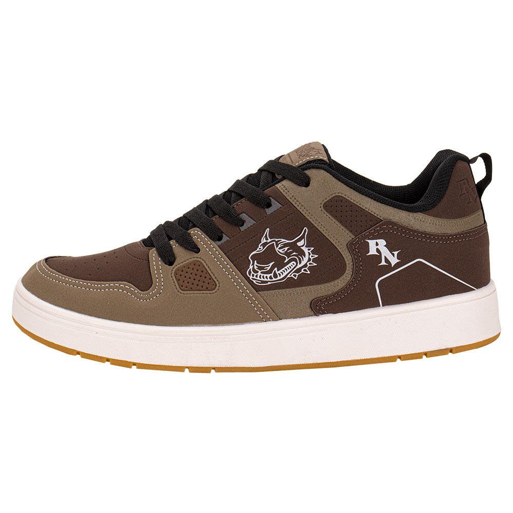 TÊNIS MASCULINO PRESCOTT RED NOSE RNVM303 Café 2