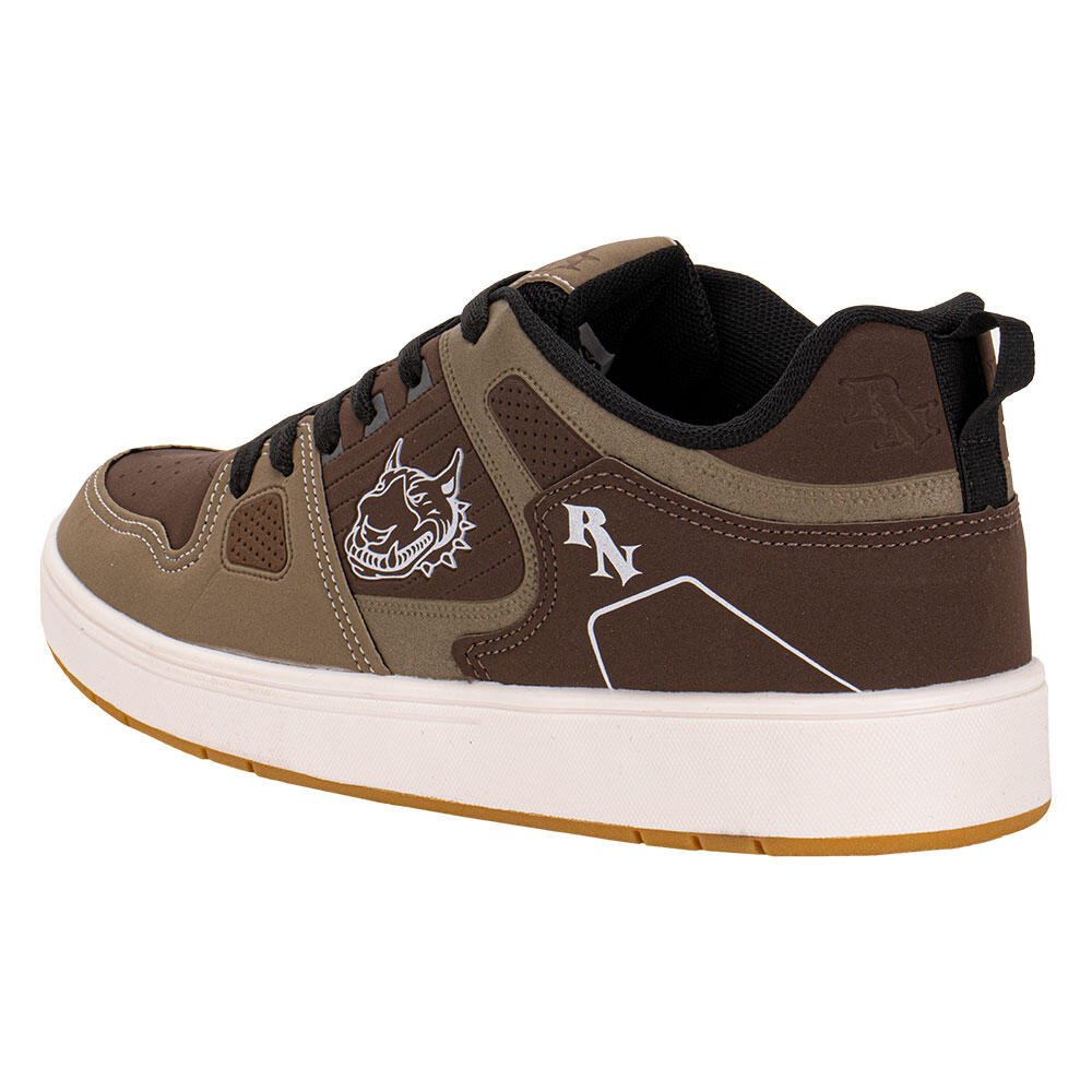 TÊNIS MASCULINO PRESCOTT RED NOSE RNVM303 Café 3