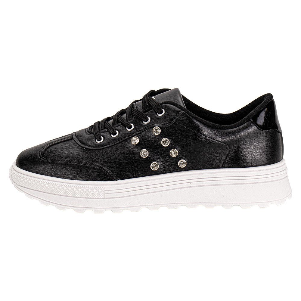 TÊNIS FEMININO CASUAL MOLECA 5809103 Preto 2