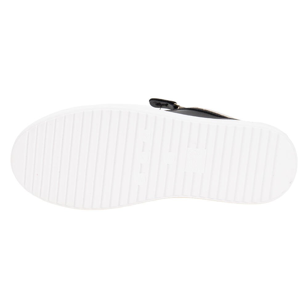 TÊNIS FEMININO CASUAL VIA MARTE 206001 Preto/Prata 5
