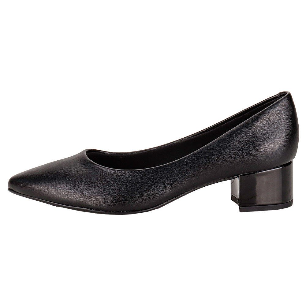 SAPATO FEMININO SALTO GROSSO BEIRA RIO 4182200 Preto 2