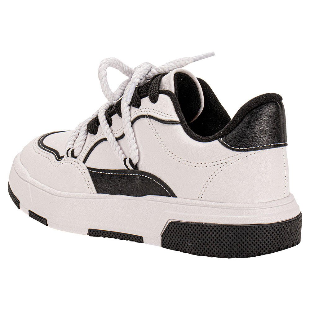 TÊNIS FEMININO CASUAL VIZZANO 1455103 Branco/Preto 3