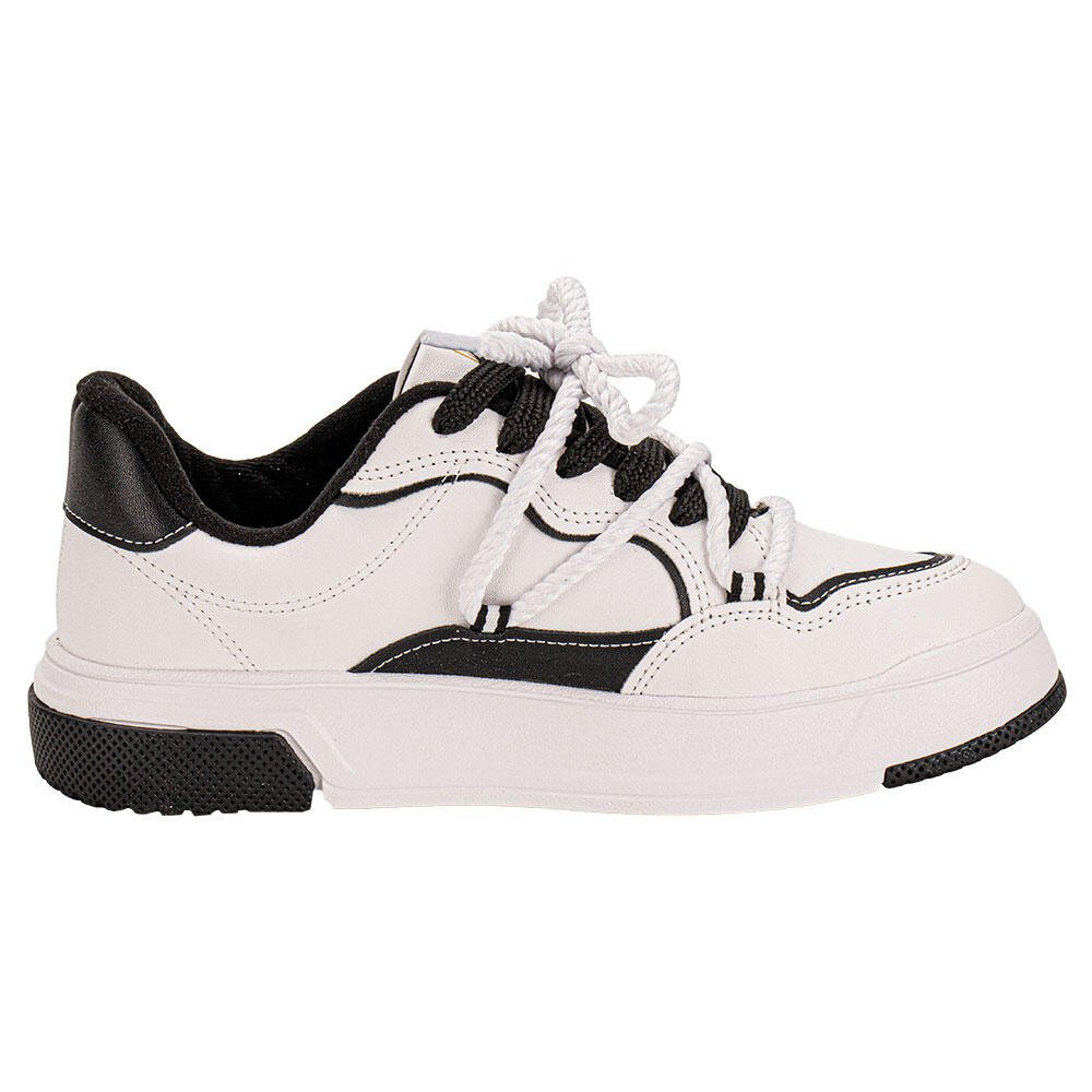 TÊNIS FEMININO CASUAL VIZZANO 1455103 Branco/Preto 5