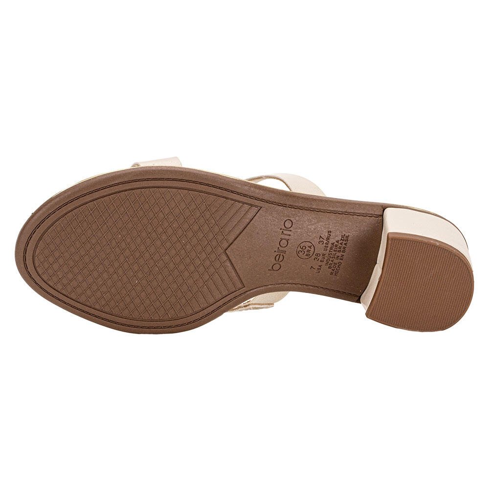 TAMANCO FEMININO SALTO GROSSO BEIRA RIO 8379257 Marfim 4