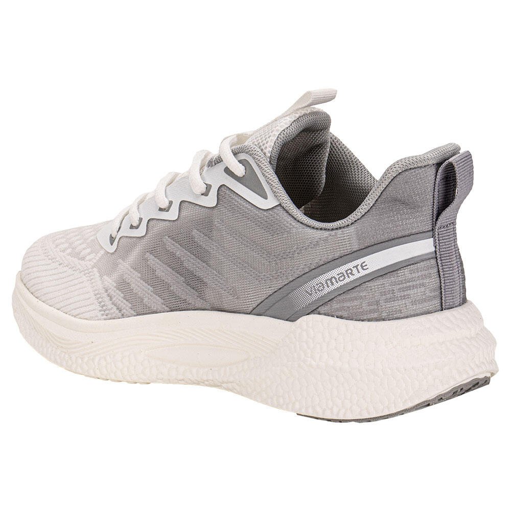 TÊNIS FEMININO VIA MARTE 262001 Branco/Cinza 3