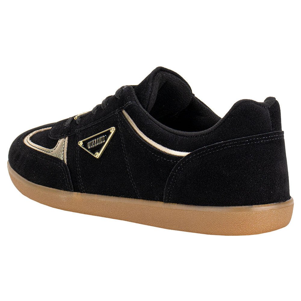 TÊNIS FEMININO CASUAL VIZZANO 1430113 Preto/Camurça 3