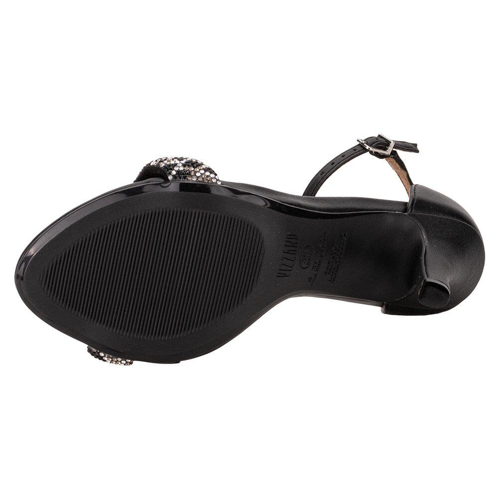 SANDÁLIA FEMININA SALTO FINO VIZZANO 62491003 Preto 4