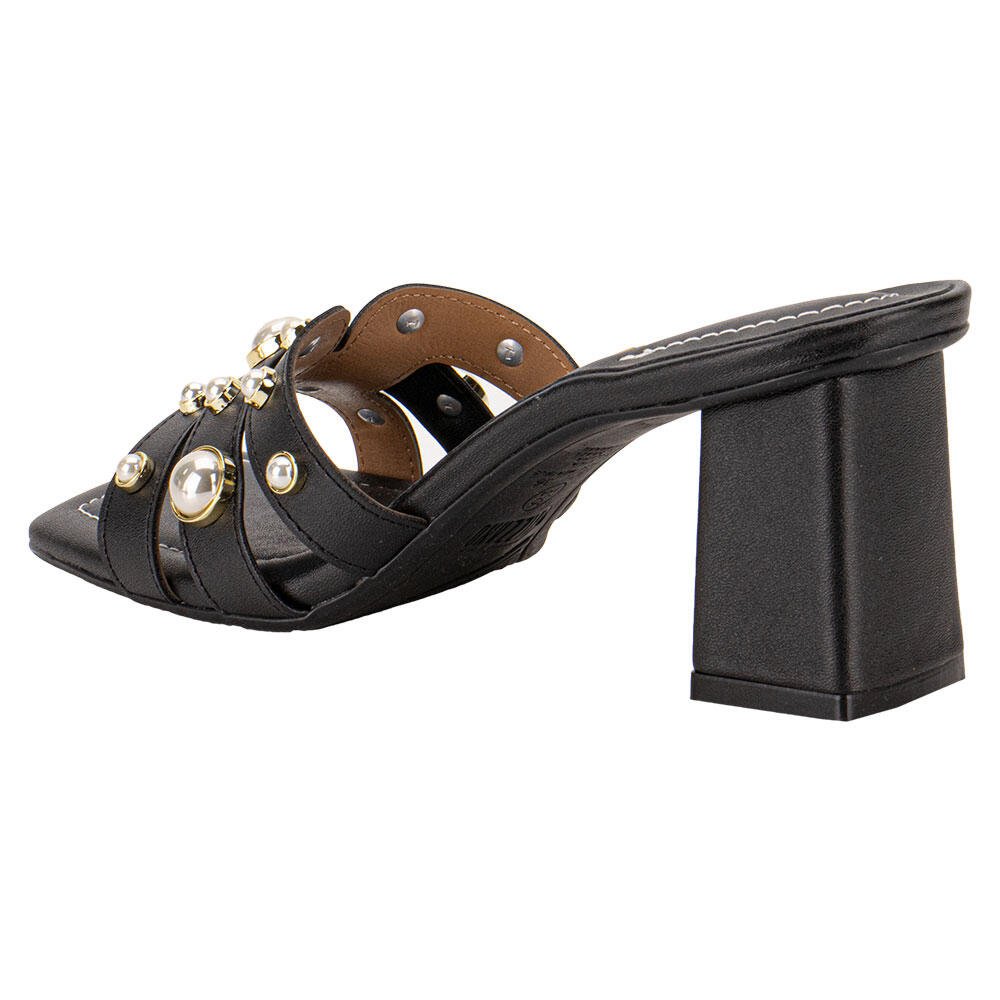 TAMANCO FEMININO SALTO GROSSO VIZZANO 6455130 Preto 3