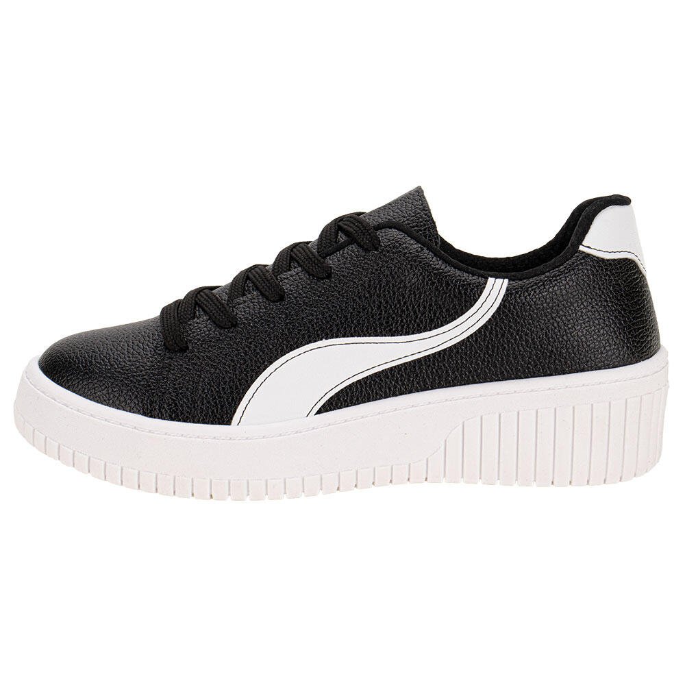 TÊNIS FEMININO CASUAL BEIRA RIO 4316110 Preto/Branco 2