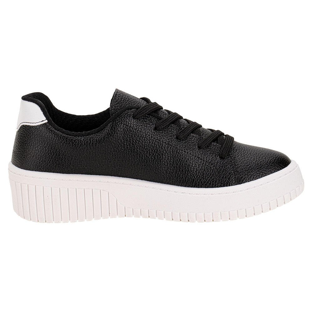 TÊNIS FEMININO CASUAL BEIRA RIO 4316110 Preto/Branco 5