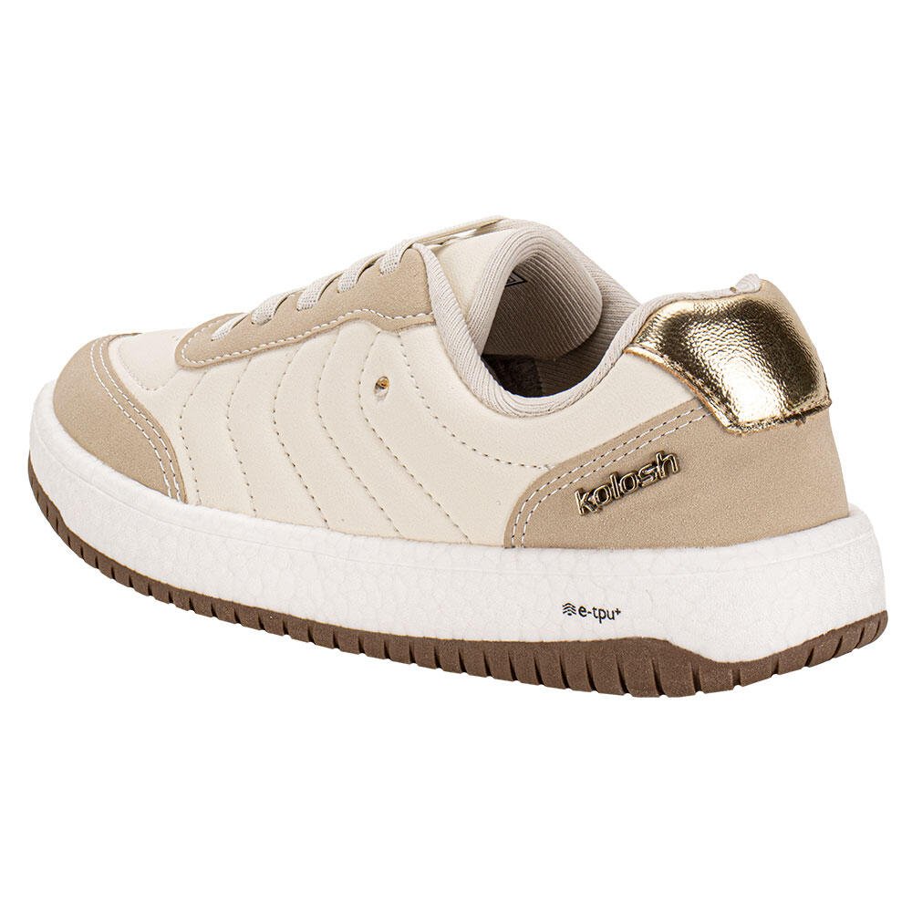 TÊNIS FEMININO CASUAL FLOAT KOLOSH C4181 Marfim 3