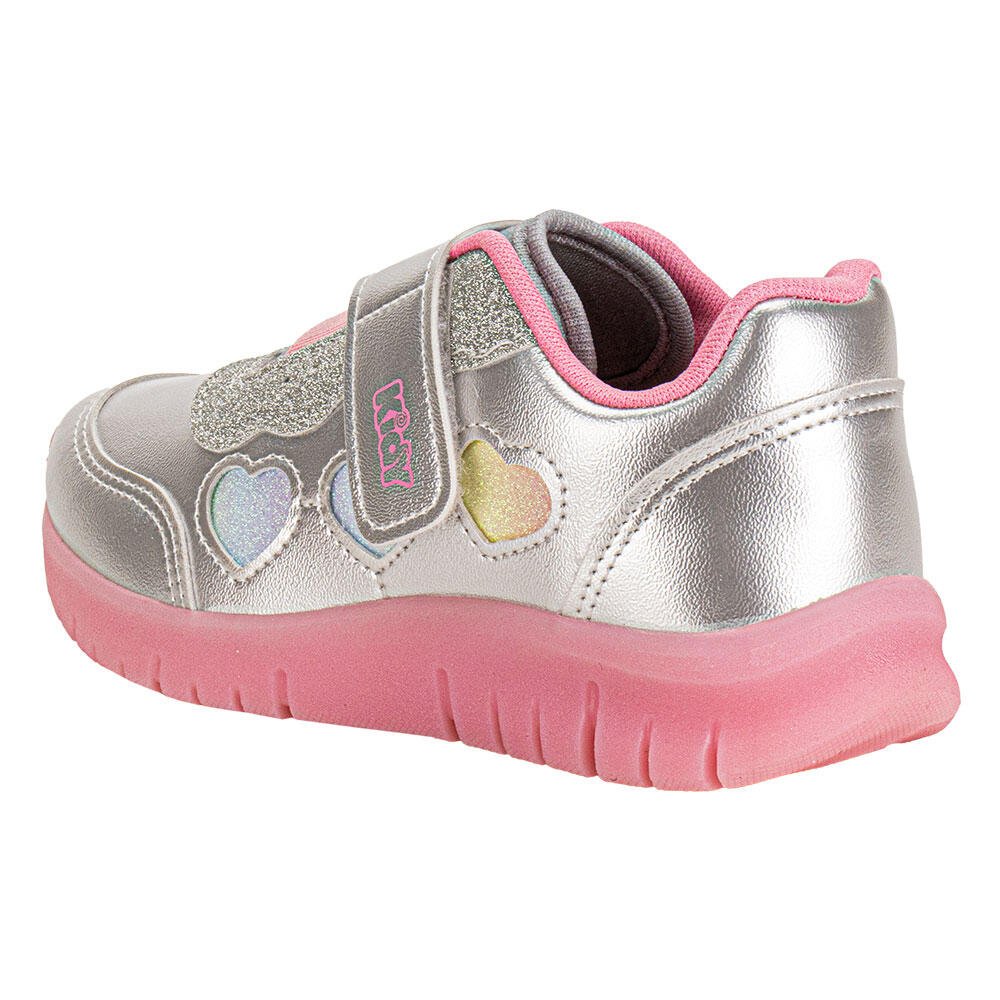 TÊNIS INFANTIL ULTRA FLEX KIDY 4451007 Prata 3