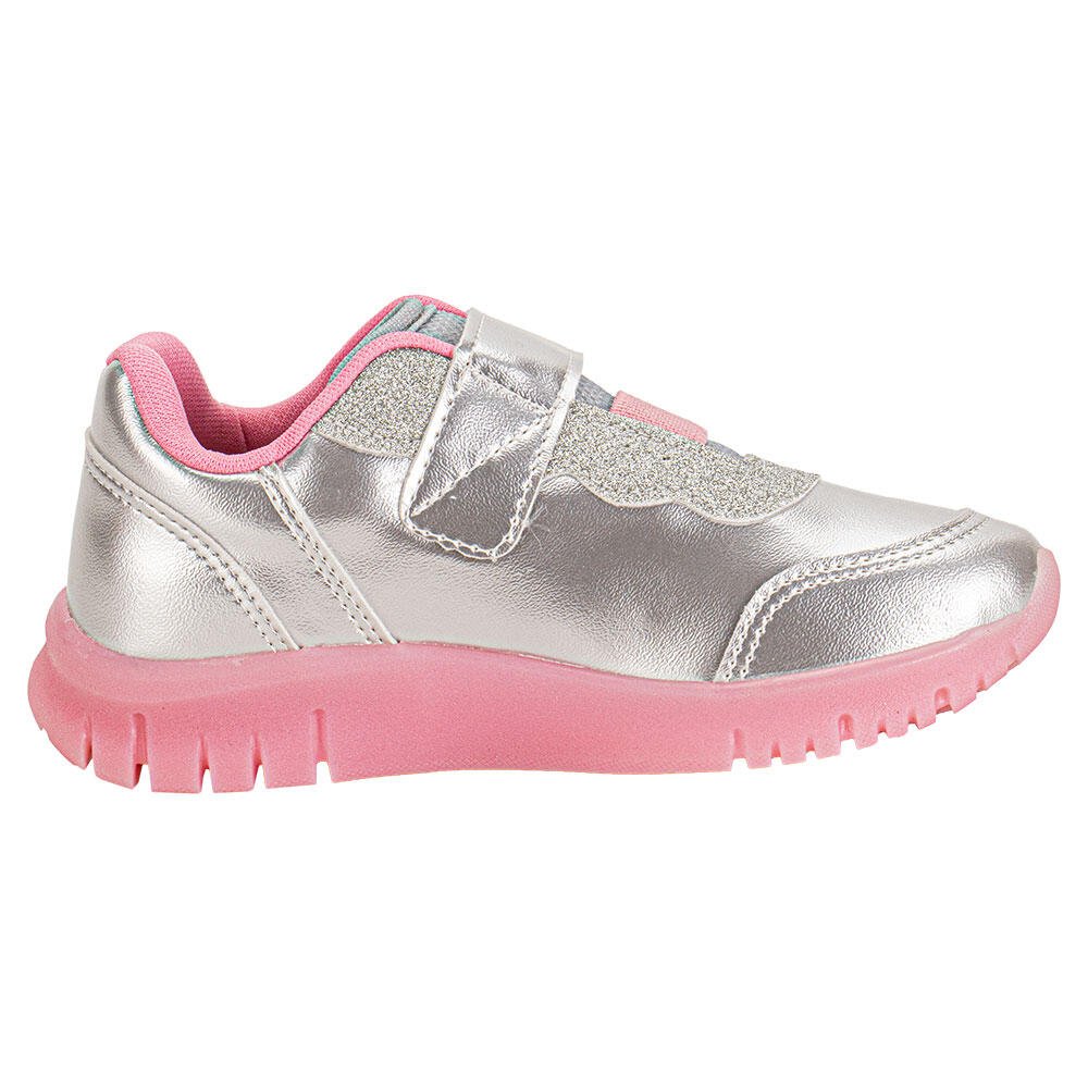 TÊNIS INFANTIL ULTRA FLEX KIDY 4451007 Prata 5