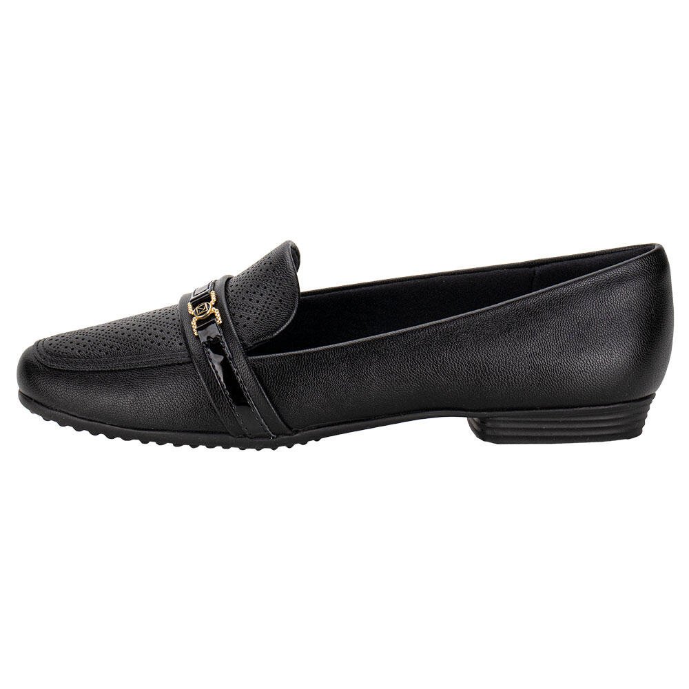 SAPATO FEMININO FLAT PICCADILLY 250258 Preto 2