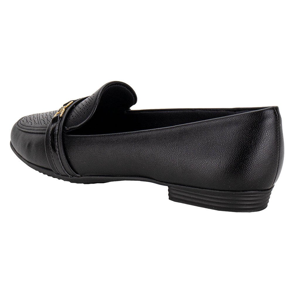 SAPATO FEMININO FLAT PICCADILLY 250258 Preto 3