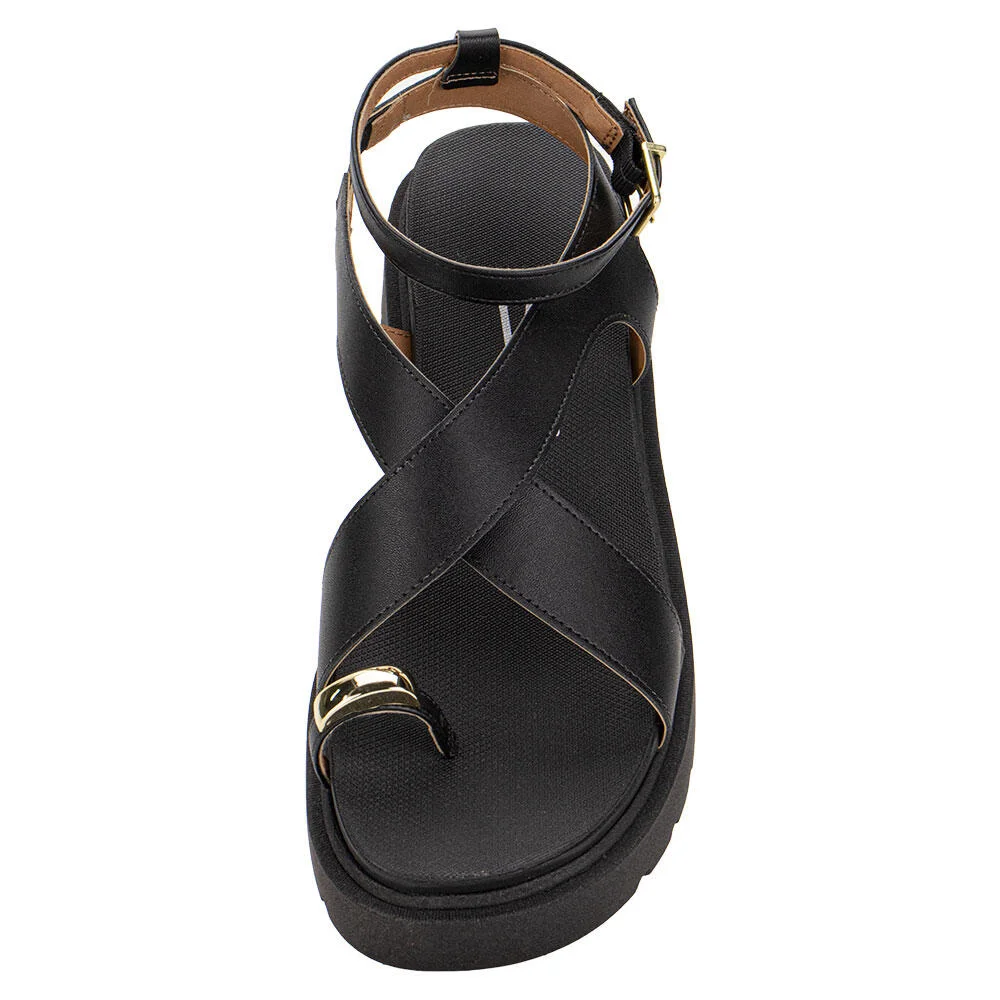 SANDÁLIA FEMININA SALTO GROSSO VIZZANO 6499122 Preto 5