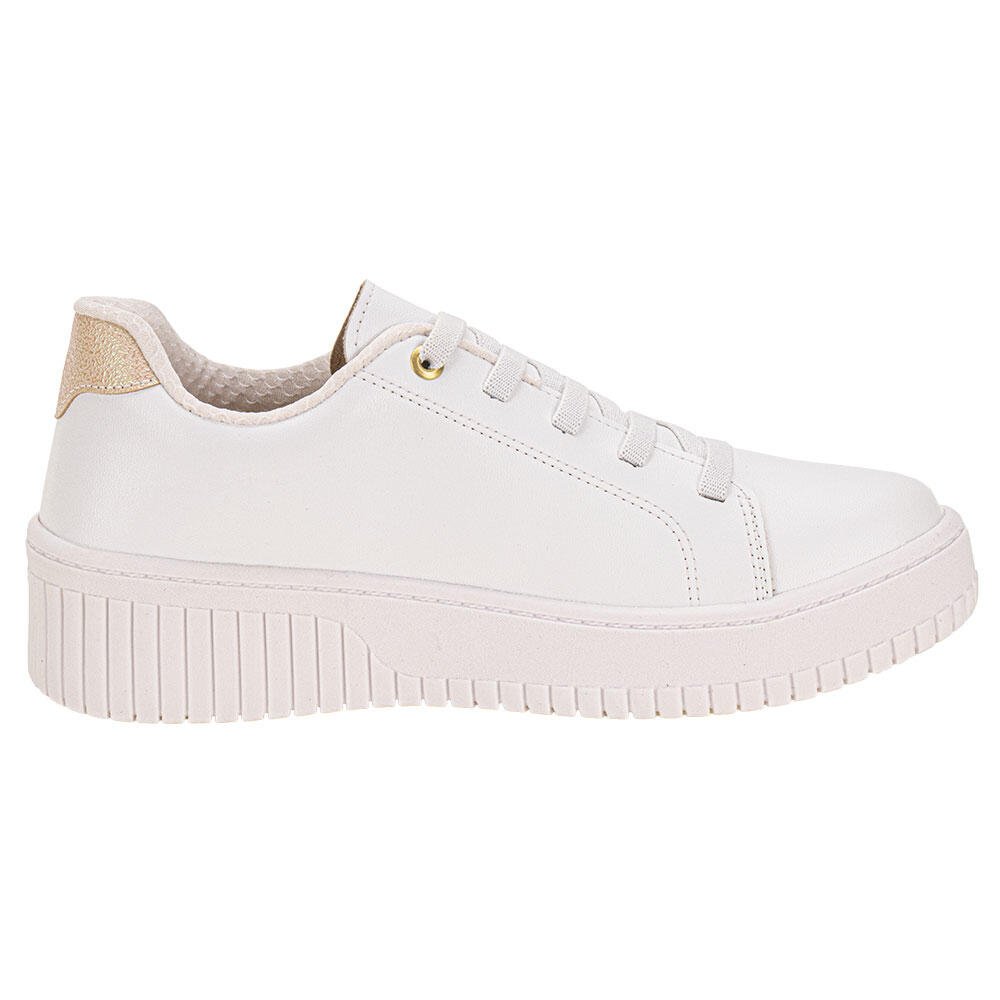 TÊNIS FEMININO CASUAL BEIRA RIO 4316114 Branco/Bege 5