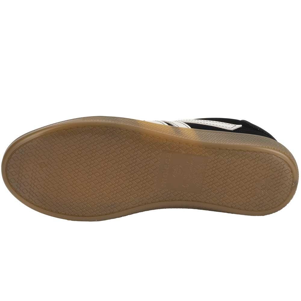 TÊNIS FEMININO CASUAL MOLECA 5605472 Preto/Bege 2