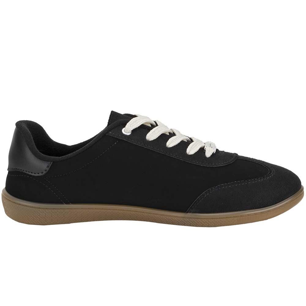 TÊNIS FEMININO CASUAL MOLECA 5605472 Preto/Bege 1