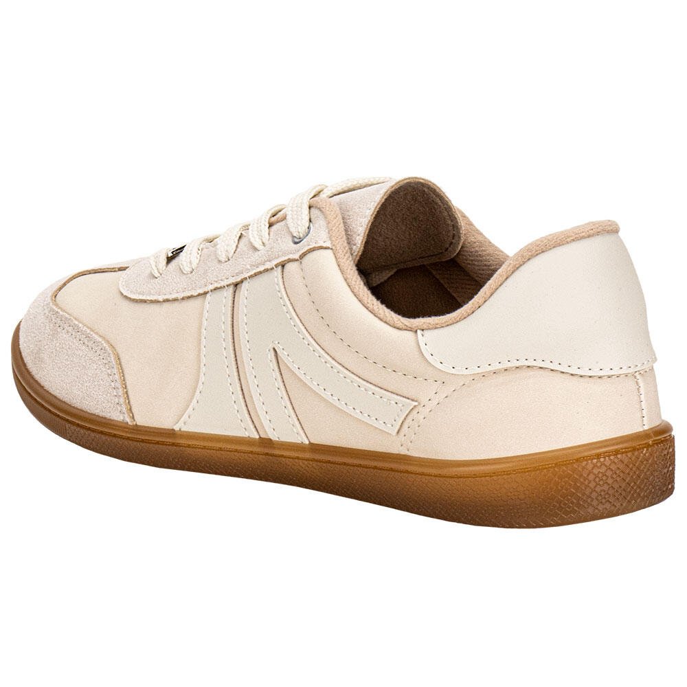 TÊNIS FEMININO CASUAL MOLECA 5605472 Marfim 3