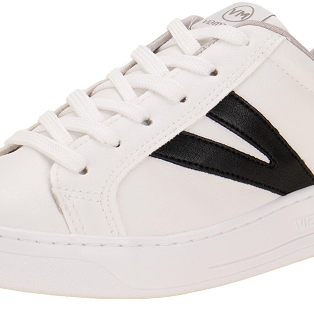 TÊNIS FEMININO CASUAL VIA MARTE 064002 Branco/Preto 5