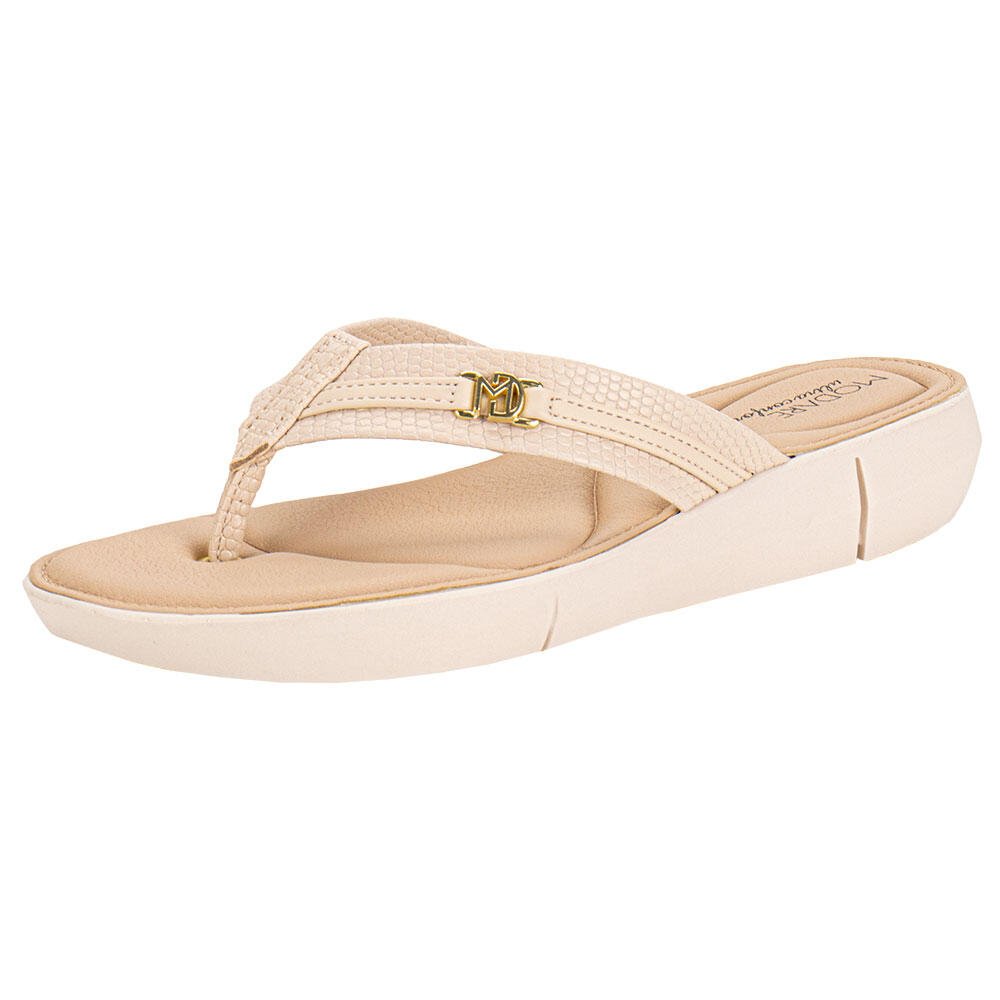 TAMANCO FEMININO FLAT MODARE 7199104 Bege 1
