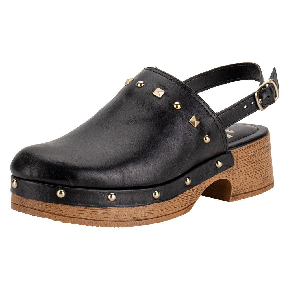 SAPATO FEMININO SALTO GROSSO DAKOTA D0102 Preto 1