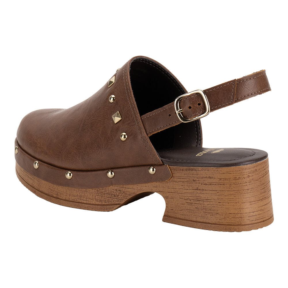 SAPATO FEMININO SALTO GROSSO DAKOTA D0102 Café 3
