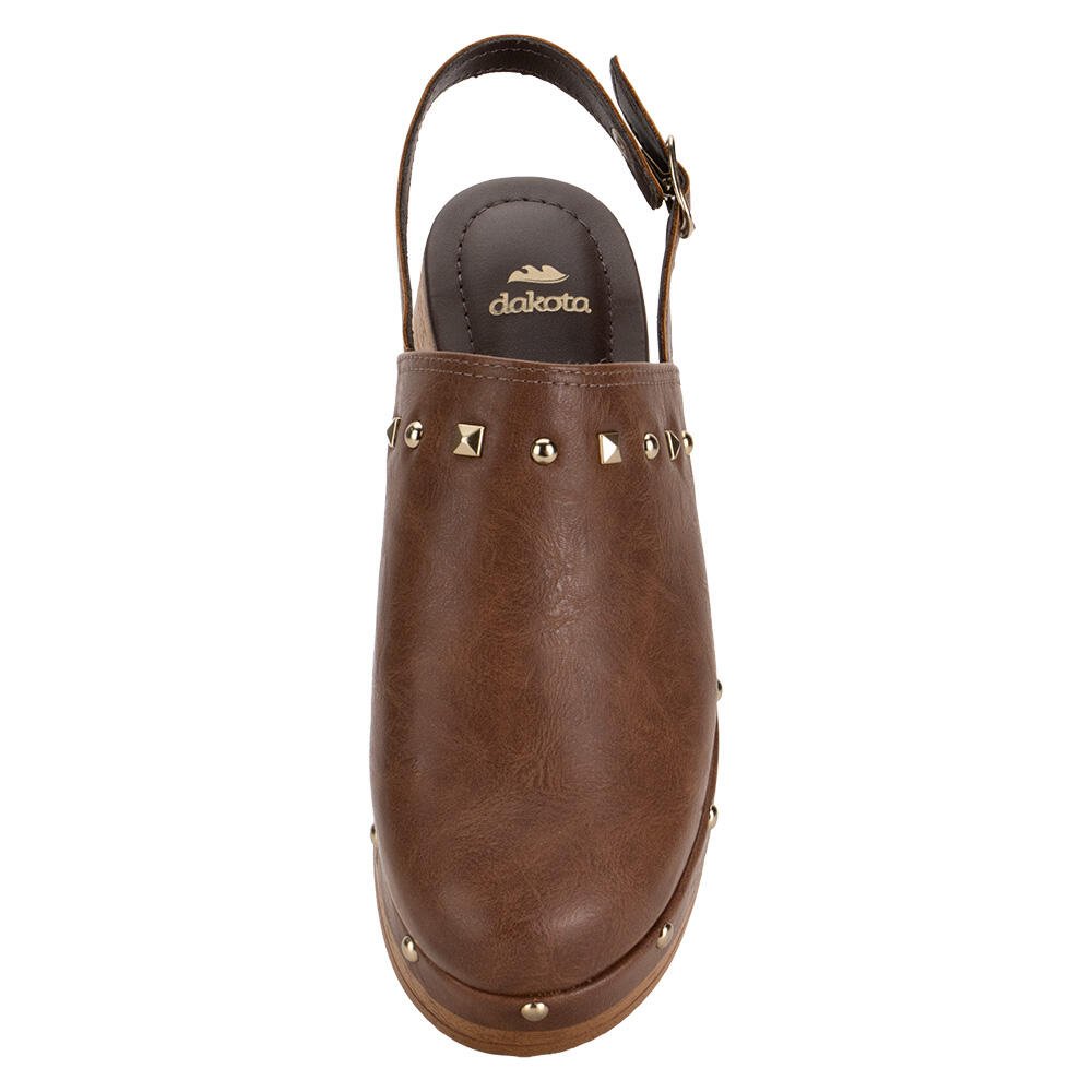 SAPATO FEMININO SALTO GROSSO DAKOTA D0102 Café 5