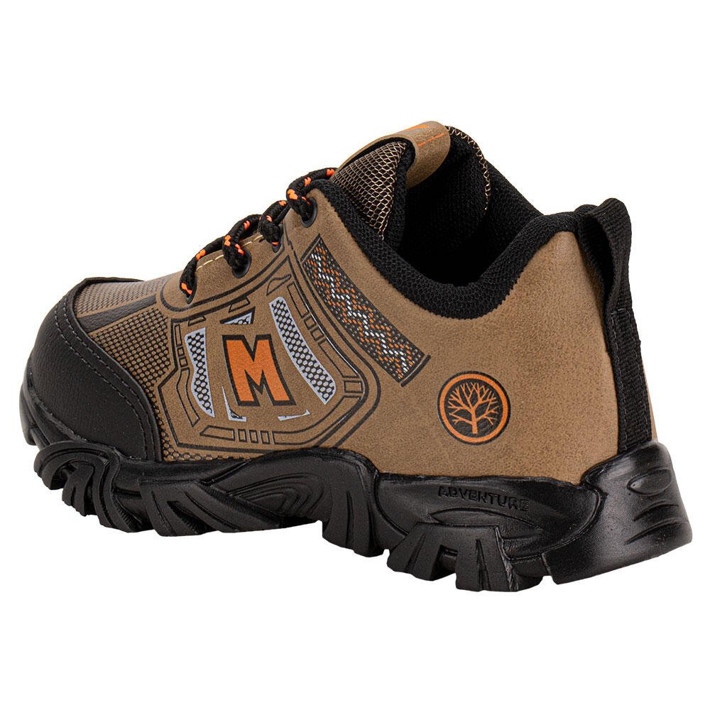 TÊNIS INFANTIL MINIPÉ MP25049 Café/Preto 3