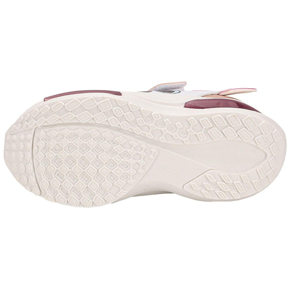 TÊNIS INFANTIL LED MINIPÉ MP2516 Branco/Rosa 4