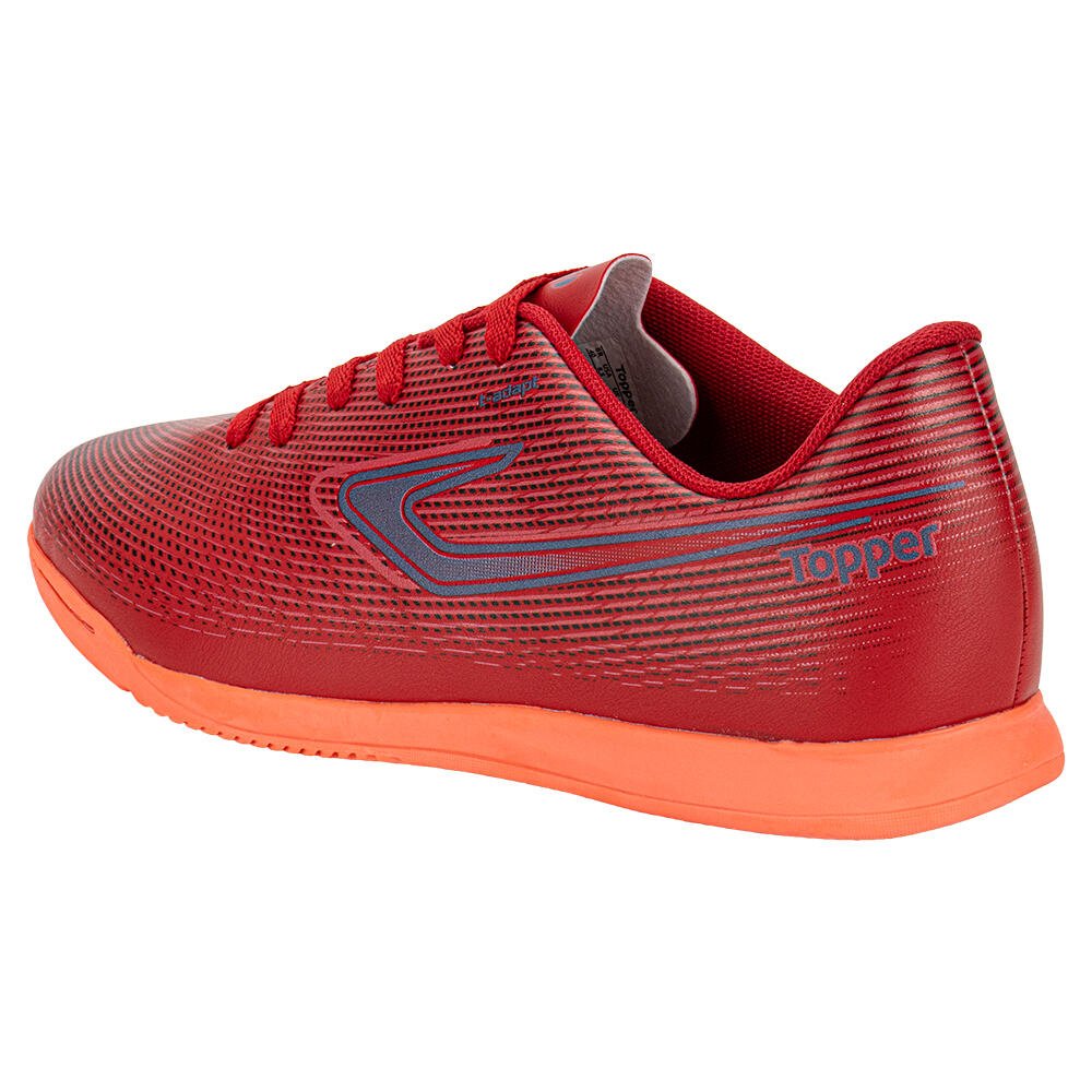 CHUTEIRA FUTSAL SLICK VI TOPPER TP05780004 Vermelho 3