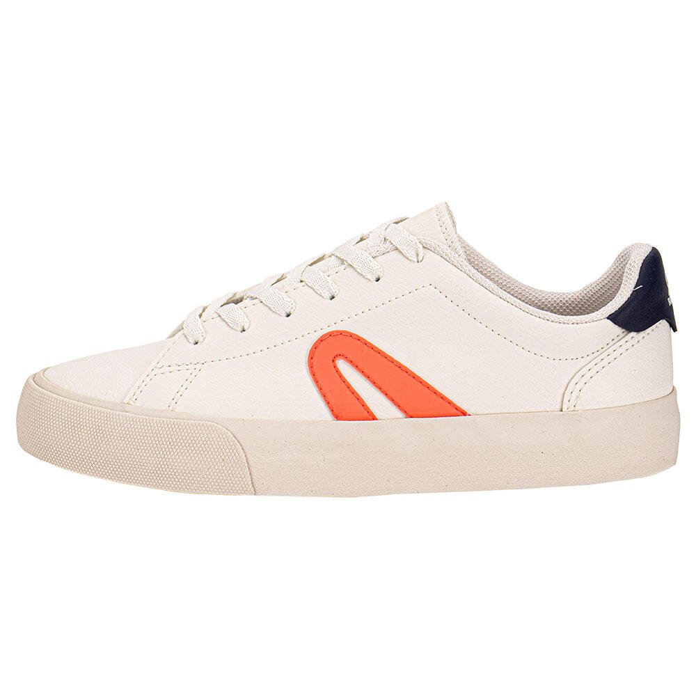 TÊNIS CASUAL YORK RAINHA RA0243 Branco/Laranja 4