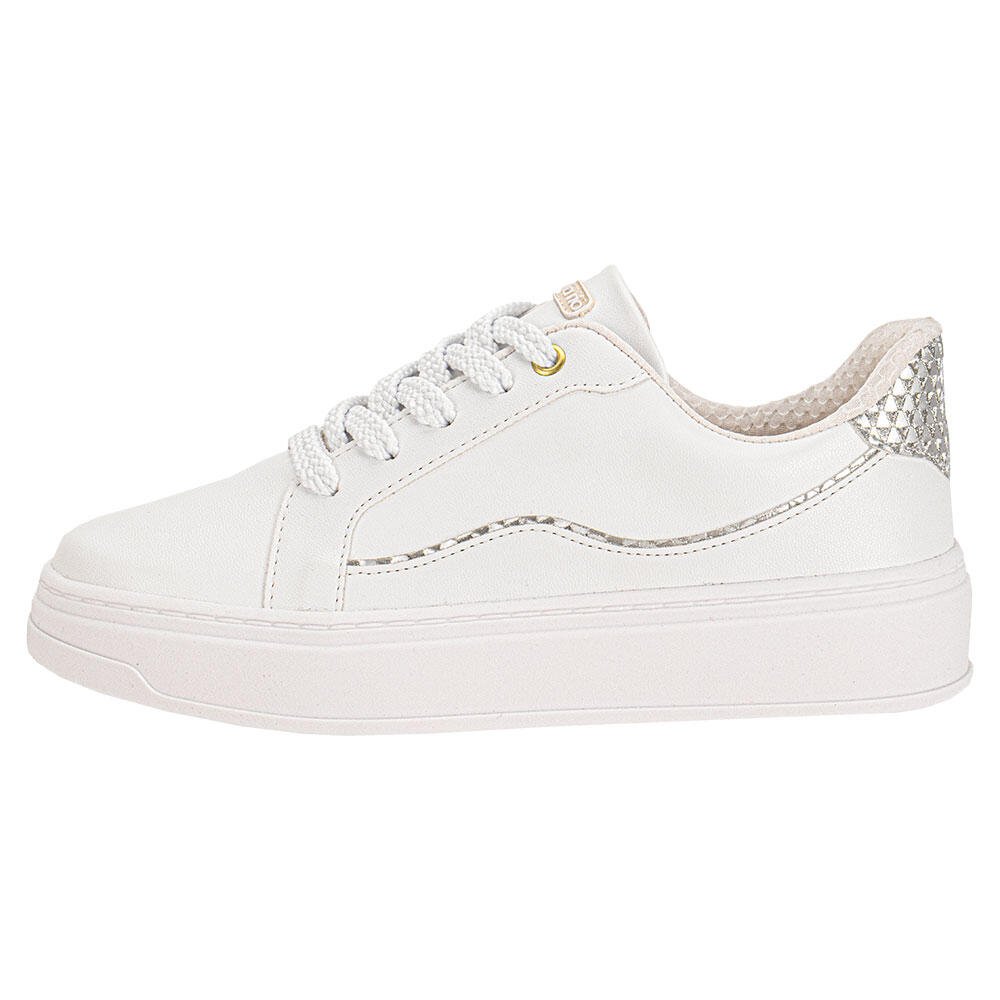 TÊNIS FEMININO CASUAL BEIRA RIO 4305114 Branco/Cinza 2