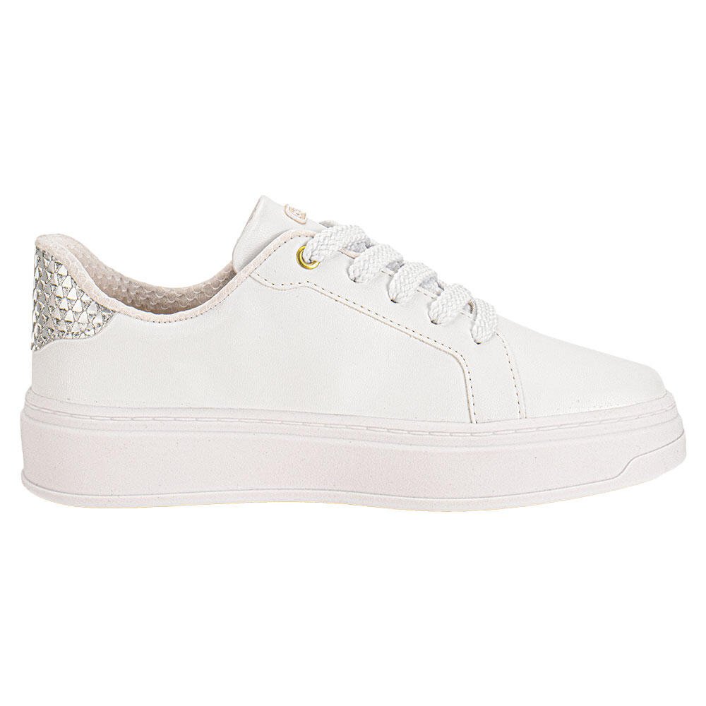 TÊNIS FEMININO CASUAL BEIRA RIO 4305114 Branco/Cinza 5