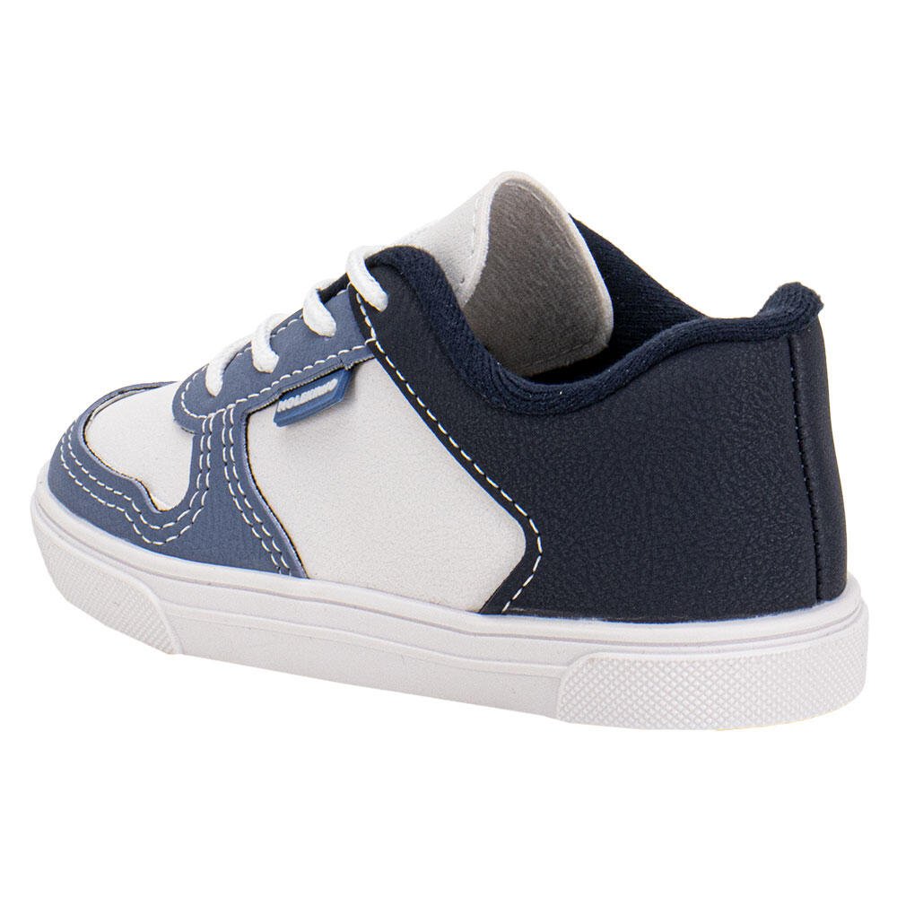 TÊNIS INFANTIL BABY MOLEKINHO 2133176 Branco/Azul 3