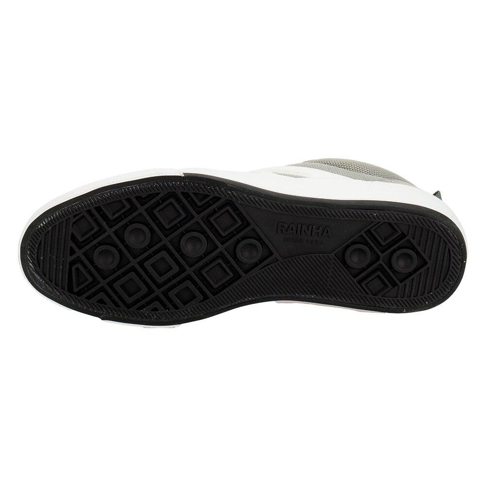 TÊNIS MASCULINO CASUAL LORD RAINHA RA0380 Cinza/Verde 4