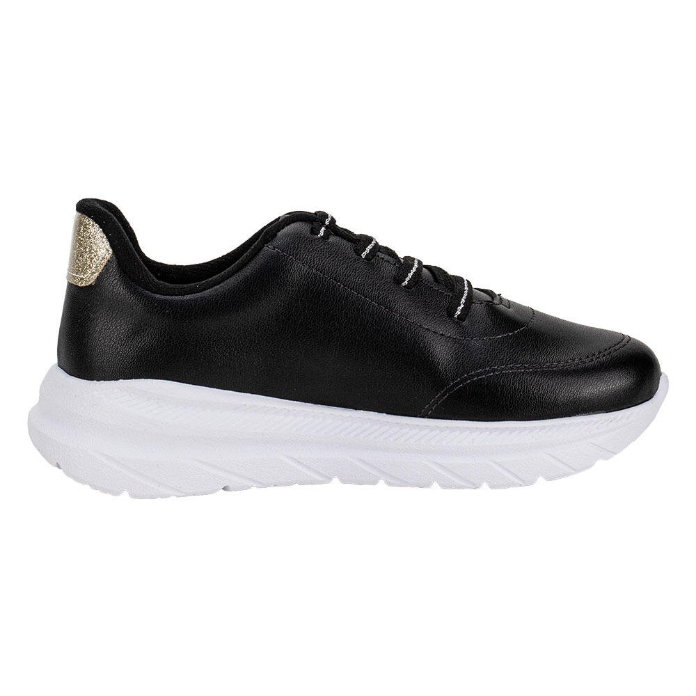 TÊNIS INFANTIL MOLEKINHA 2584101 Preto/Dourado 5