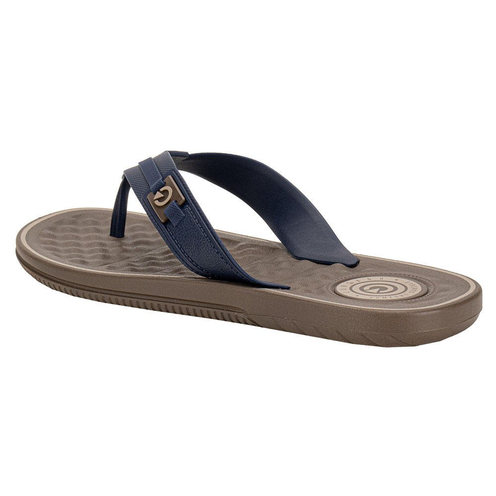 CHINELO MASCULINO ARIZONA CARTAGO 12212 Azul/Café 4