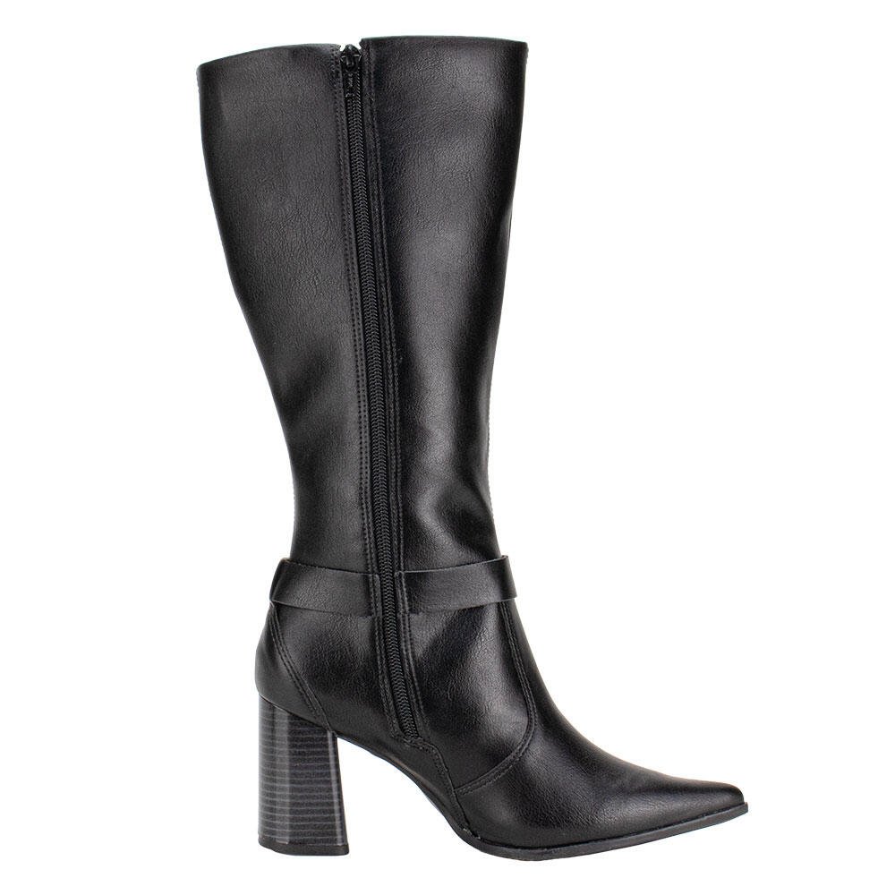 BOTA FEMININA CANO ALTO RAMARIM 2568131 Preto 5