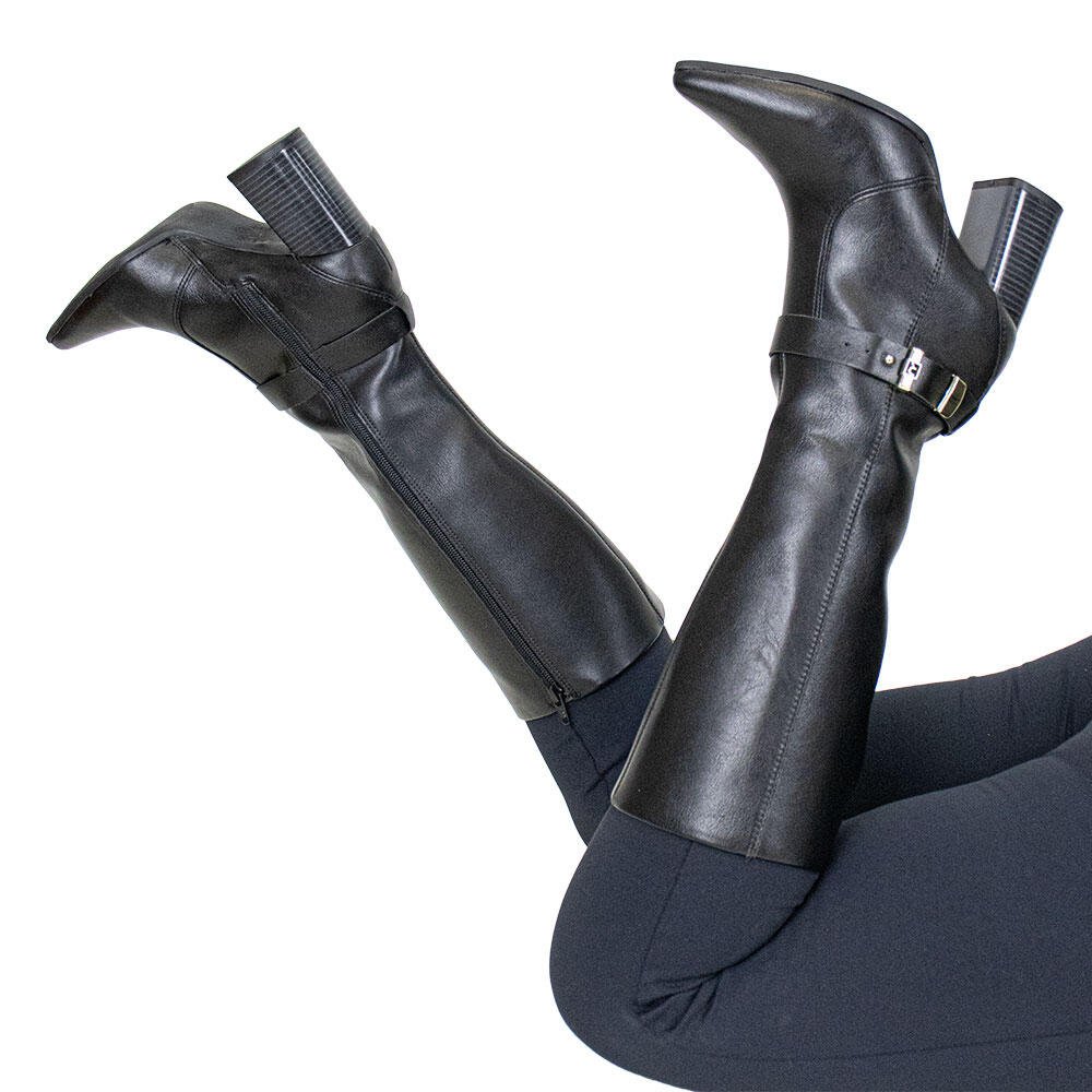 BOTA FEMININA CANO ALTO RAMARIM 2568131 Preto