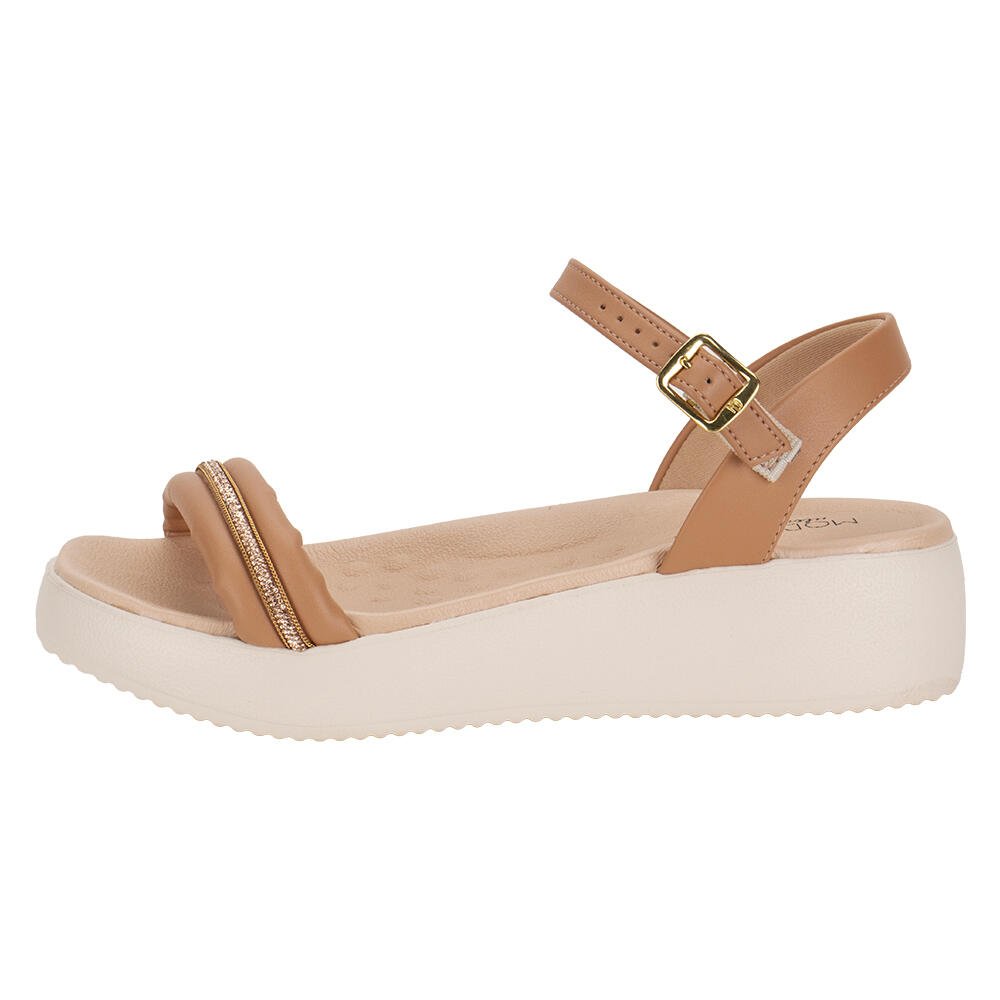SANDÁLIA FEMININA ANABELA MODARE 7189112 Salmão 2