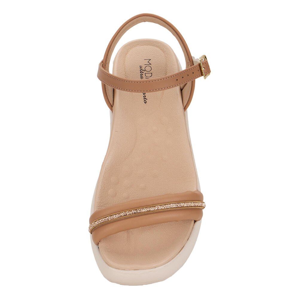 SANDÁLIA FEMININA ANABELA MODARE 7189112 Salmão 5