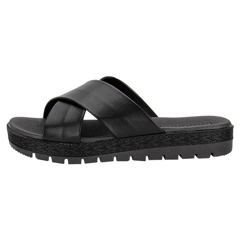 TAMANCO FEMININO FLAT MOLECA 5539104 Preto 2