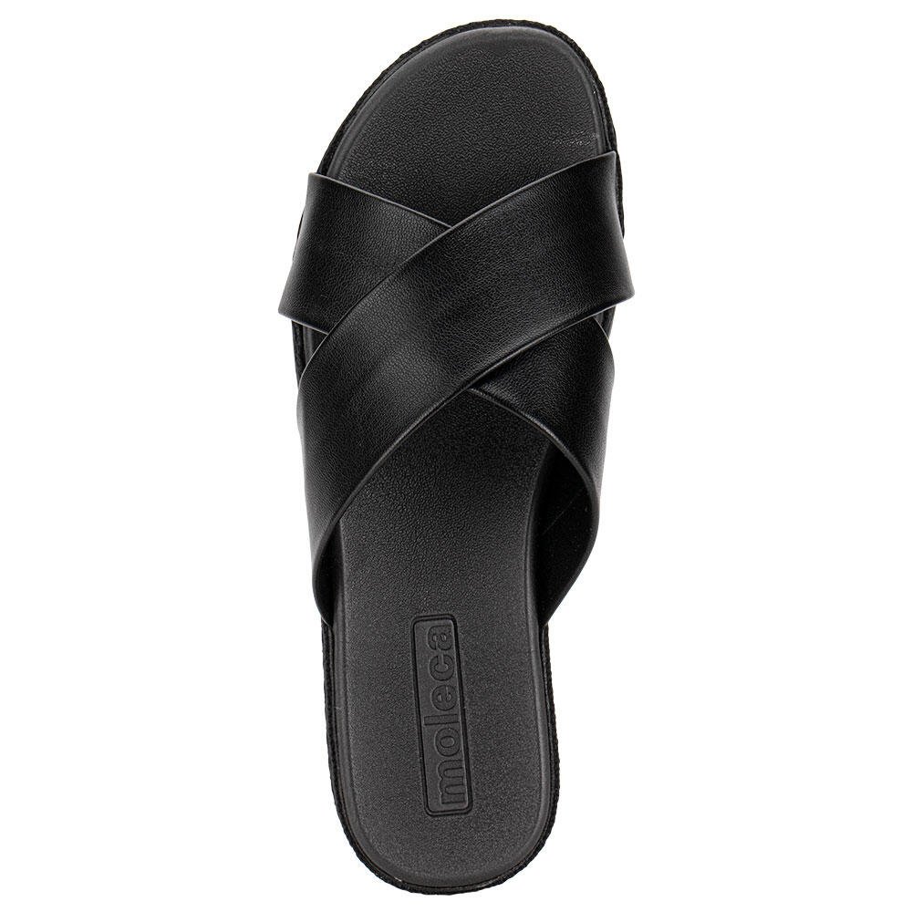 TAMANCO FEMININO FLAT MOLECA 5539104 Preto 5