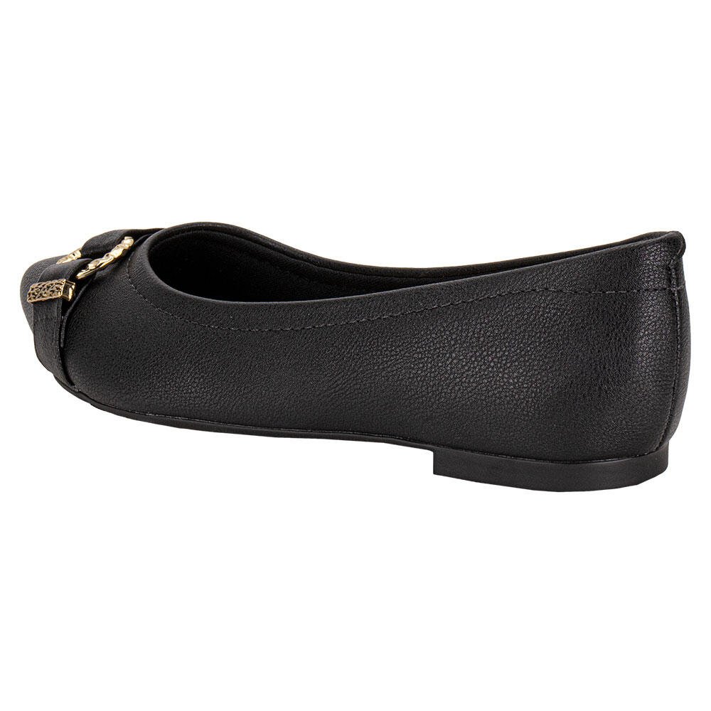 SAPATILHA FEMININA FLAT MODARE 7334251 Preto 3